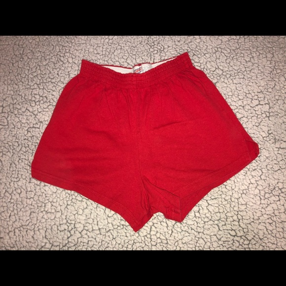 red soffe shorts